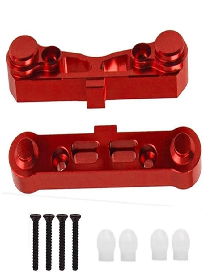UURCSKY Aluminum Composite Suspension Mount Set for Arrma 6S Typhon Kraton Notorious 6S Felony Infraction V2 Limitless Mojave Tailon 6S BLX 1/8 Fixing Arm Upgrades Part (Red) - Image 1